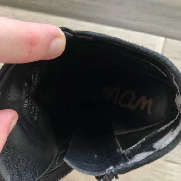 💸 5/20 Sam Edelman 'Tate' Suede Lace-Up Ankle Boot Bootie w/ Chunky Heel - Picture 10 of 16